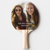 Aangepaste foto met je eigen magnetisch thema tafeltennisbatje (Voorkant)