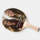 Aangepaste foto met je eigen magnetisch thema tafeltennisbatje (Zijkant)