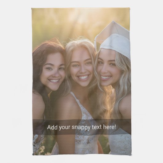 Aangepaste foto met je eigen magnetisch thema theedoek (Verticaal)