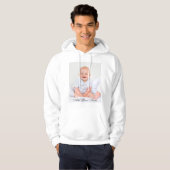 Aangepaste foto met Jouw naam Hoodie (Voorkant volledig)