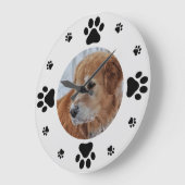 Aangepaste foto met verf afdrukken grote klok (Hoek)