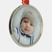 Aangepaste foto metalen ornament (Rechts)