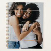 Aangepaste foto Minimal TWENTY FOUR Planner (Voorkant)