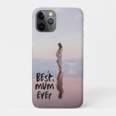 Aangepaste foto Modern Beste moeder ooit Case-Mate iPhone Case (Achterkant)