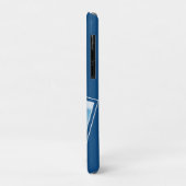 Aangepaste foto Modern Blue Dog Case-Mate iPhone Case (Achterkant/links)