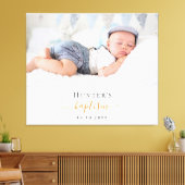 Aangepaste foto modern jongetje canvas afdruk (Insitu (Woonkamer))