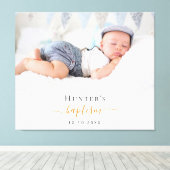 Aangepaste foto modern jongetje canvas afdruk (Insitu (Houten vloer))