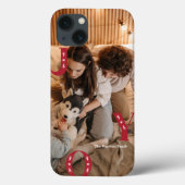 Aangepaste foto Modern JOY Christmas Case-Mate iPhone Case (Achterkant)