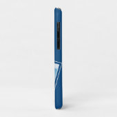 Aangepaste foto moderne blauwe hond Case-Mate iPhone case (Achterkant/links)