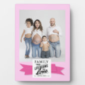 Aangepaste foto moderne prijsopgave Tabelschattig Fotoplaat (voorkant)