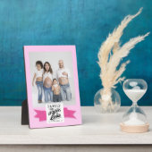 Aangepaste foto moderne prijsopgave Tabelschattig Fotoplaat (Zijkant)