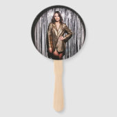 Aangepaste foto Moderne sushi verjaardag Handwaaier (Achterkant)