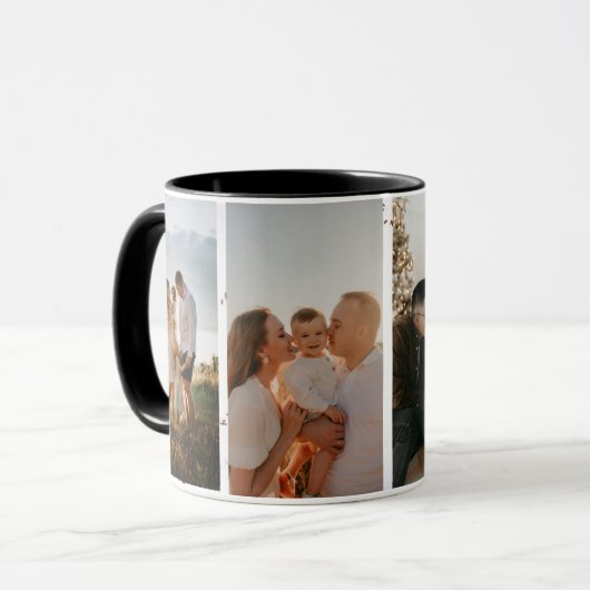 Aangepaste foto mok Gepersonaliseerde koffie mok C (Voorkant links)