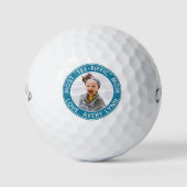 Aangepaste foto MOM gepersonaliseerde trendy moder Golfballen (Voorkant)