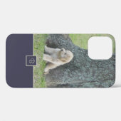 Aangepaste foto Monogram Stijlvol Initiaal Chique  Case-Mate iPhone Case (Achterkant (horizontaal))