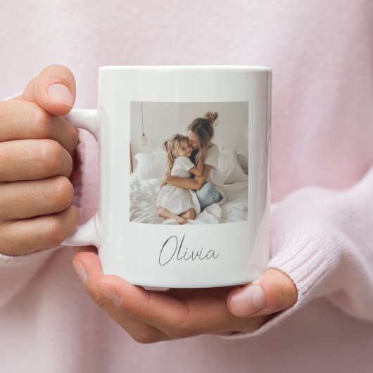 Aangepaste Foto & Naam Gift Koffiemok