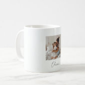 Aangepaste Foto & Naam Gift Koffiemok (Voorkant links)