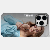 Aangepaste foto & naam iPhone 14 Pro Max telefoon Case-Mate iPhone Case (Achterkant (horizontaal))
