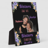 Aangepaste foto naam zuster's fotoplaat (Zijkant)