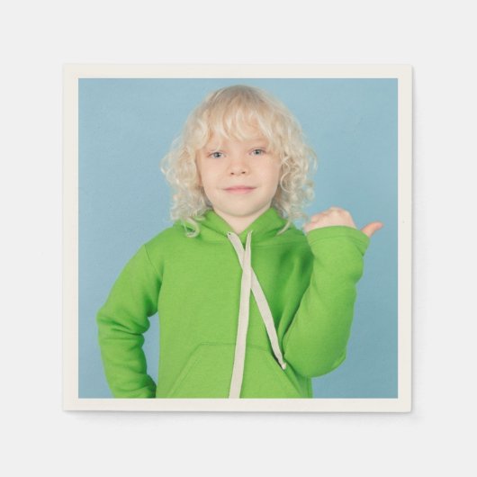 Aangepaste foto Napkins Servet (Voorkant)