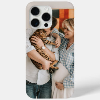 Aangepaste foto natuurlijke kleur gepersonaliseerd iPhone 15 pro max hoesje