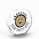 Aangepaste foto OCTAGONALE FOTOBLOK Lege sjabloon (Links)