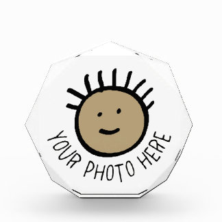 Aangepaste foto OCTAGONALE FOTOBLOK Lege sjabloon