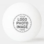 Aangepaste foto of Logo Pingpongballen (Voorkant)