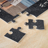 Aangepaste foto om de datum van de puzzel op te sl (Zijkant)