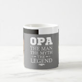 Aangepaste foto om de Legende te openen Koffiemok (Center)