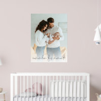 Aangepaste foto Onthoud dit moment Nieuwe ouders