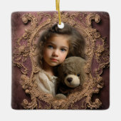 Aangepaste foto  ontwerp Kerst Ornament (Voorkant)