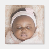 Aangepaste foto ontwerp uw eigen upload Afbeelding Magneet (Voorkant)