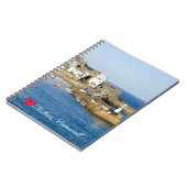 Aangepaste foto op Harbour Harbour Pier Cornwall Notitieboek (Linkerzijde)