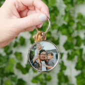 Aangepaste foto op maat sleutelhanger (Hand)