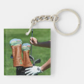 Aangepaste foto op twee niveaus, aangepast sleutelhanger (Achterkant)