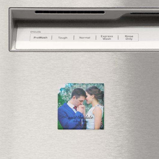 Aangepaste foto opslaan Datum Magneet (Insitu (Vaatwasser))