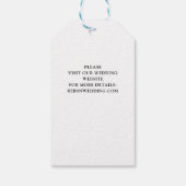 Aangepaste foto | Opslaan van datum, handschrift W Cadeaulabel (Achterkant)