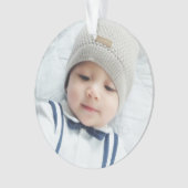 Aangepaste foto ornament (voorkant)