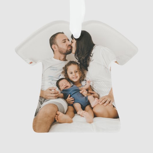 Aangepaste foto ornament (voorkant)