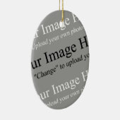 Aangepaste Foto Ovaal Ornament Sjabloon (Rechts)