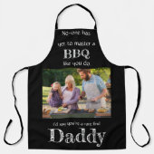 Aangepaste foto papa citaat script vaders dag cade schort (Voorkant)