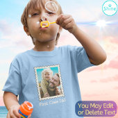 Aangepaste foto Papa Vader Ik hou van papa Beste P Kinder Shirts