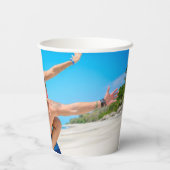 Aangepaste foto papieren bekers (Achterkant)