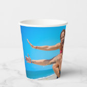 Aangepaste foto papieren bekers (Voorkant)
