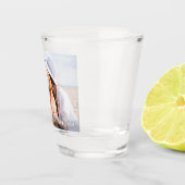 Aangepaste foto-Pas getrouwd Naam Datum bruiloft S Shot Glas (Rechts)