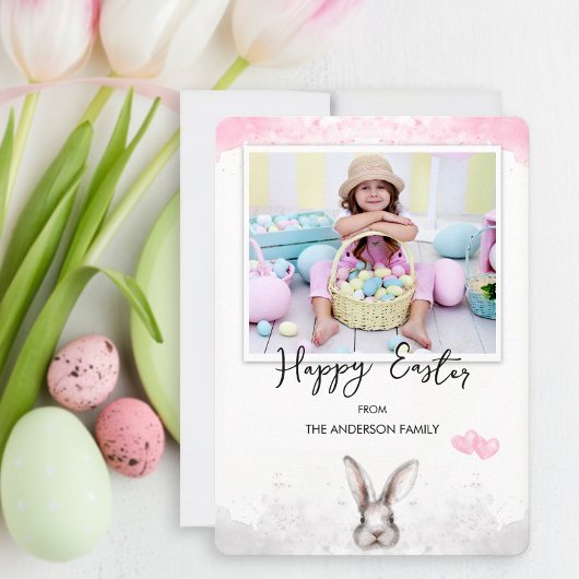 Aangepaste foto Pasen Feestdagenkaart