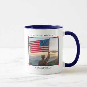 Aangepaste foto patriottische mok