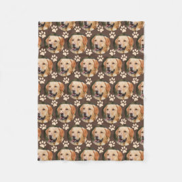 Aangepaste foto-patroonkoppeling fleece deken