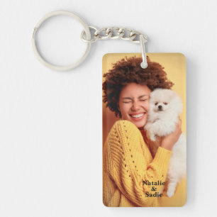Aangepaste foto Personaliseer Sleutelhanger